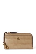 Lauren Ralph Lauren portfel damski skórzany beżowy 432P15678