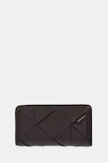 Calvin Klein portfel damski z imitacji skóry brązowy LV04F1221G