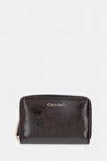 Calvin Klein portafoglio da donna in similpelle marrone LV04F1201G