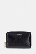 Calvin Klein portafoglio da donna in similpelle nero LV04F1201G