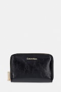 Calvin Klein portafoglio da donna in similpelle nero LV04F1201G