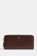 Coach portfel damski skórzany Accordion Zip brązowy CCY19