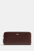 Coach portfel damski skórzany Accordion Zip brązowy CCY19