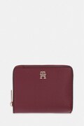 Tommy Hilfiger portfel damski z imitacji skóry bordowy AW0AW18758