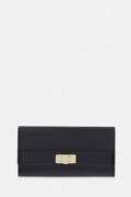 Tommy Hilfiger portfel damski z imitacji skóry czarny AW0AW18704