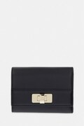 Tommy Hilfiger portfel damski z imitacji skóry czarny AW0AW18703