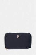 Tommy Hilfiger portfel damski z imitacji skóry granatowy AW0AW18699