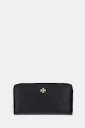 Tory Burch portfel damski skórzany Charlie czarny 186047