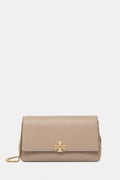 Tory Burch torebka crossbody damska skórzana Charlie beżowa 186041
