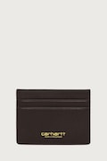 Carhartt WIP Vegas Cardholder etui na karty skórzane brązowe I033109