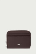 Lacoste portfel z imitacji skóry brązowy NF4764DZ