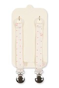 Konges Sløjd zawieszka do smoczka niemowlęca 2 PACK PACIFIER STRAP różowe KS105848