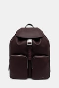 Calvin Klein plecak damski z imitacji skóry bordowy LV04F3645G