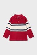 Mayoral longsleeve dziecięcy z bawełną czerwony 4140