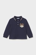Mayoral longsleeve dziecięcy z bawełną granatowy 2105