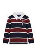 Guess longsleeve dziecięcy bawełniany granatowy N6YP01 K4106