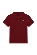 Guess polo dziecięce bawełniane bordowe L6YP04 K3999