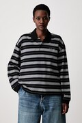 Carhartt WIP longsleeve damski bawełniany Bronson Polo czarny I037172
