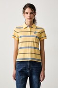 Max&Co. polo damskie bawełniane AGAMI żółte 2626956021200