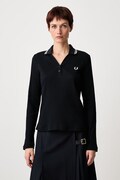 Fred Perry longsleeve damski z bawełną granatowy G3164