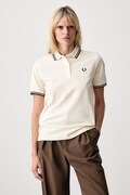 Fred Perry polo damskie bawełniane beżowe G3600