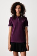 Fred Perry polo damskie bawełniane fioletowe G3600