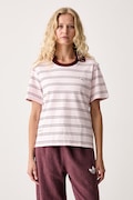 adidas Originals polo pentru femei din bumbac Resort roz KX0741