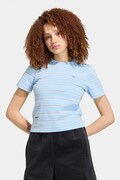 adidas Originals поло жіноче бавовняне Resort блакитне KX0740