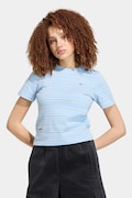 adidas Originals поло жіноче бавовняне Resort блакитне KX0740