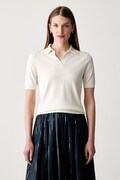 Weekend Max Mara поло-светр жіночий з шовком WKDRONCOLO бежевий 2625366141600