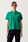 Tommy Hilfiger polo dámské s bavlnou zelené WW0WW49953