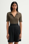 Marc O'Polo polo damskie z modalem zielone 5000014377