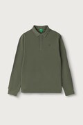 United Colors of Benetton longsleeve dziecięcy bawełniany zielony 3089C302E