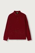 United Colors of Benetton longsleeve dziecięcy bawełniany bordowy 3089C302E