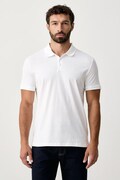 Calvin Klein Jeans polo męskie bawełniane białe LV04RD255G