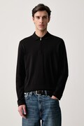 Marc O'Polo longsleeve męski bawełniany czarny 5000019416