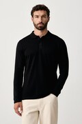 Karl Lagerfeld longsleeve męski bawełniany czarny 564203.745007