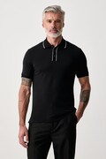 BOSS polo męskie bawełniane H-Parlay czarne 50565735