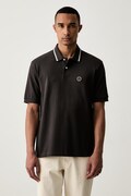 Armani Exchange polo męskie bawełniane brązowe XM002939 AF13026