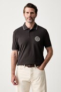 Armani Exchange polo pánské bavlněné hnědé XM002921 AF13026