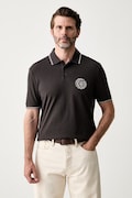 Armani Exchange polo pánské bavlněné hnědé XM002921 AF13026
