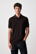 Fred Perry polo męskie bawełniane brązowe M3600