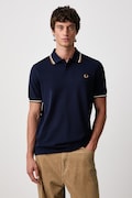 Fred Perry polo męskie bawełniane niebieskie M3600