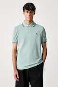 Fred Perry polo męskie bawełniane turkusowe M3600