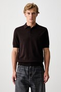 Fred Perry polo męskie bawełniane brązowe K9725