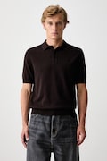 Fred Perry polo męskie bawełniane brązowe K9725