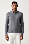 Gant longsleeve męski bawełniany z elastanem niebieski 2014130