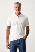 Karl Lagerfeld polo męskie bawełniane beżowe 563200.745002