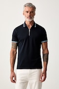Karl Lagerfeld polo męskie bawełniane granatowe 563201.745005