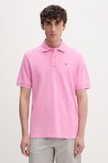 Tommy Jeans πόλο ανδρικό βαμβακερό ροζ DM0DM23243